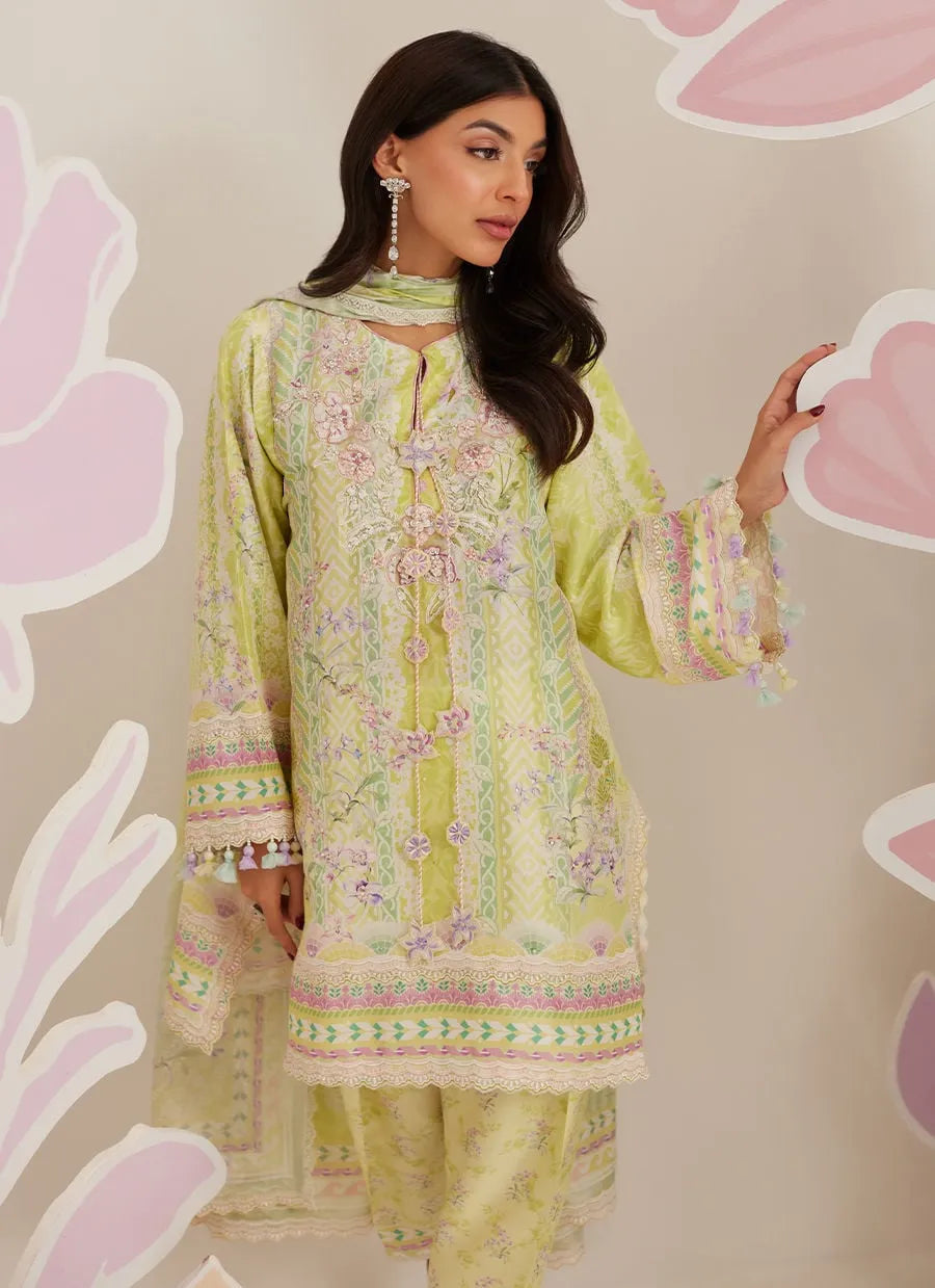 Riva Shirt And Dupatta | Ramadan Eid Frou Frou '26 | FARAH TALIB AZIZ