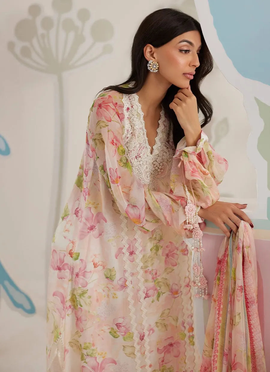 Rielle Shirt And Dupatta | Ramadan Eid Frou Frou '26 | FARAH TALIB AZIZ