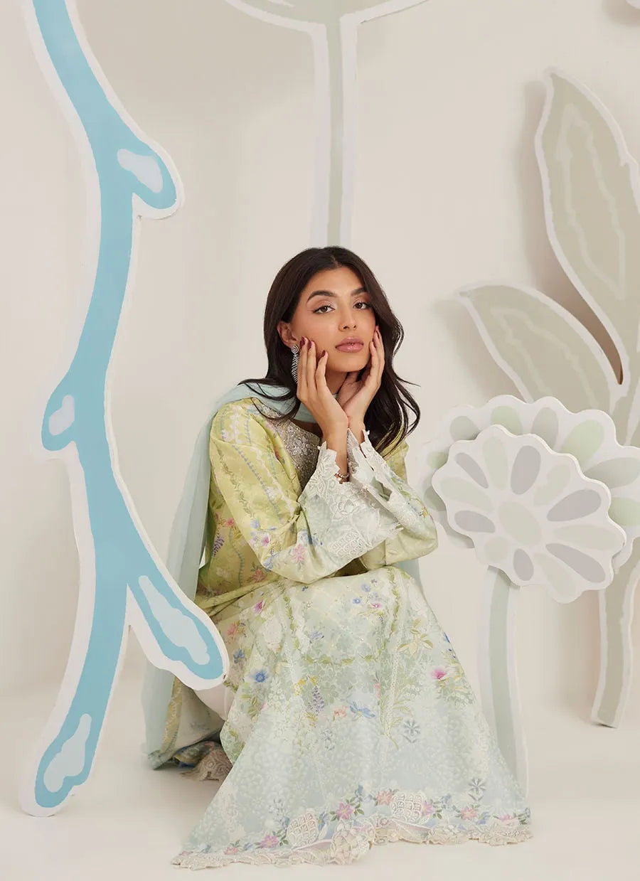 Orelia Shirt And Dupatta | Ramadan Eid Frou Frou '26 | FARAH TALIB AZIZ