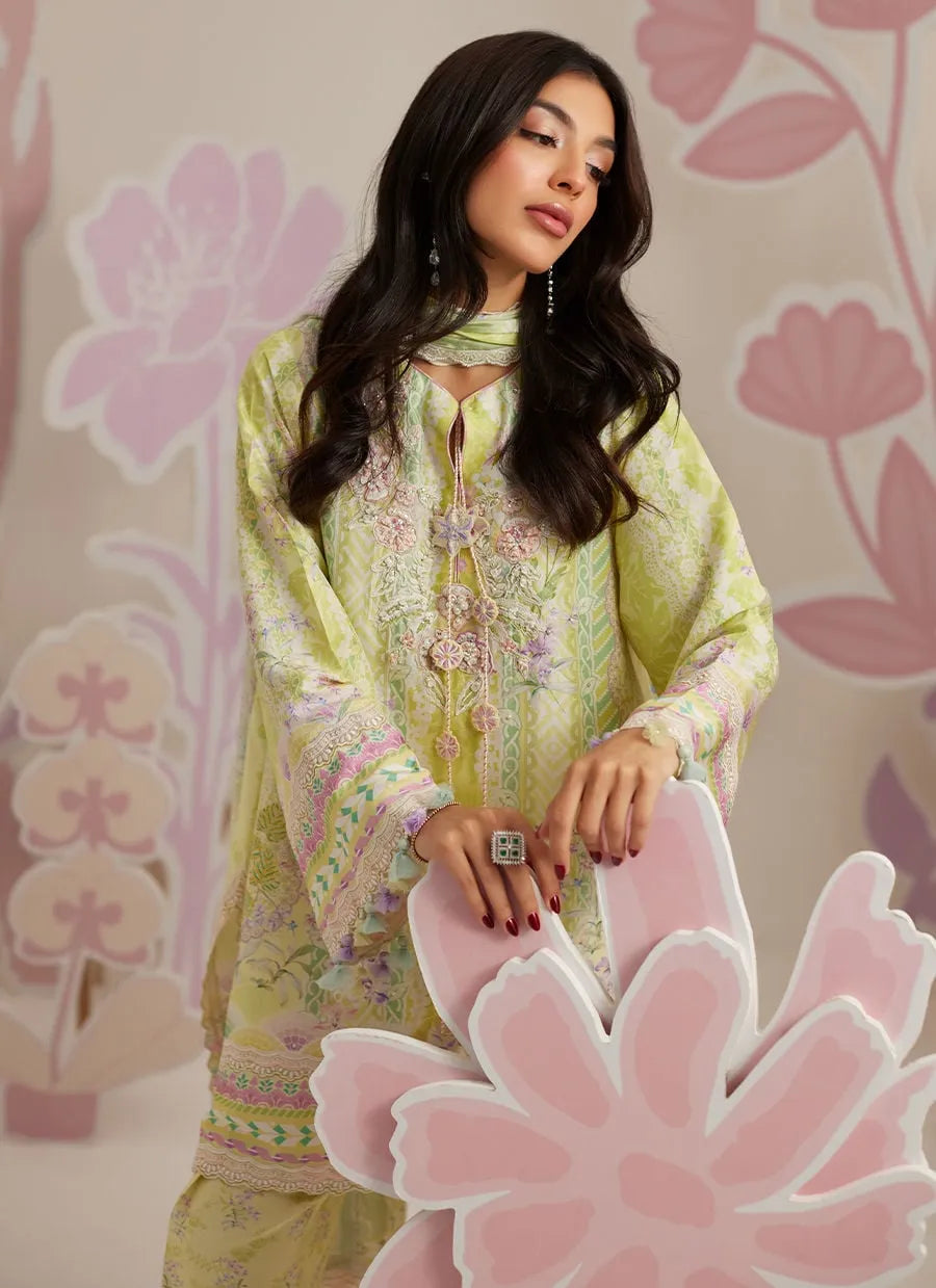 Riva Shirt And Dupatta | Ramadan Eid Frou Frou '26 | FARAH TALIB AZIZ