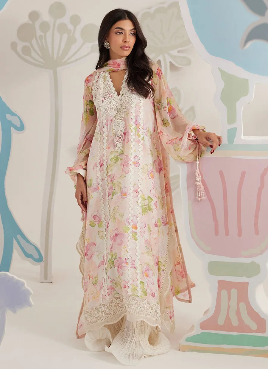 Rielle Shirt And Dupatta | Ramadan Eid Frou Frou '26 | FARAH TALIB AZIZ