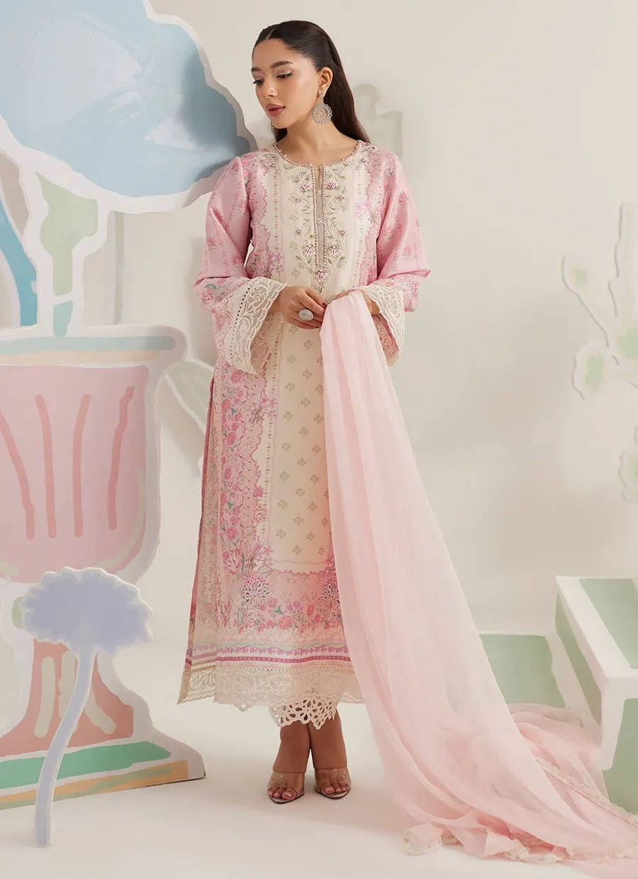 Maribel Shirt And Dupatta | Ramadan Eid Frou Frou '26 | FARAH TALIB AZIZ