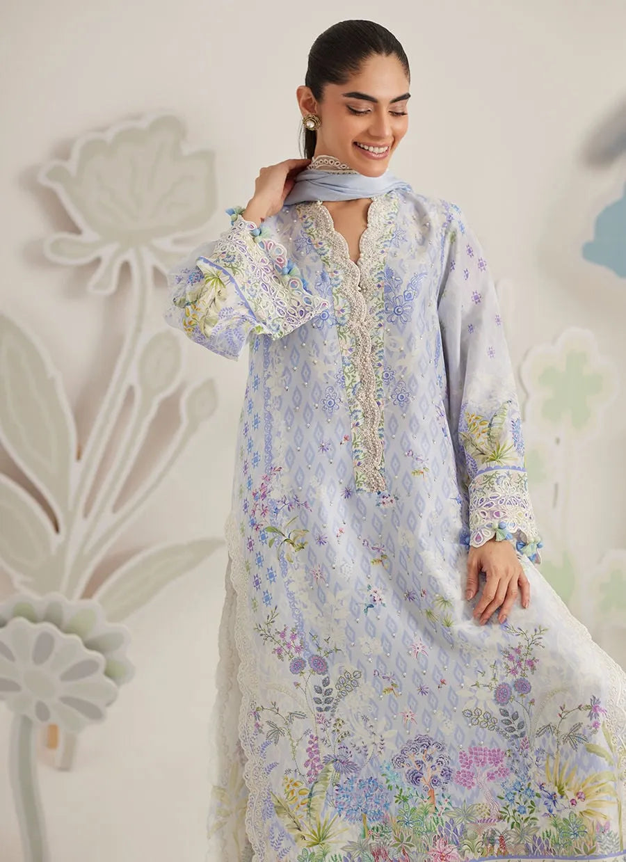 Serelle Shirt And Dupatta | Ramadan Eid Frou Frou '26 | FARAH TALIB AZIZ