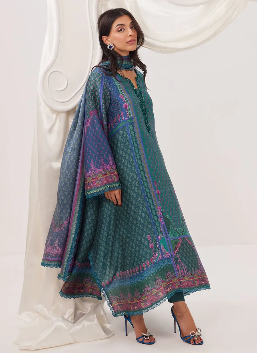 Delara Shirt And Dupatta | Ramadan Eid Frou Frou '26 | FARAH TALIB AZIZ