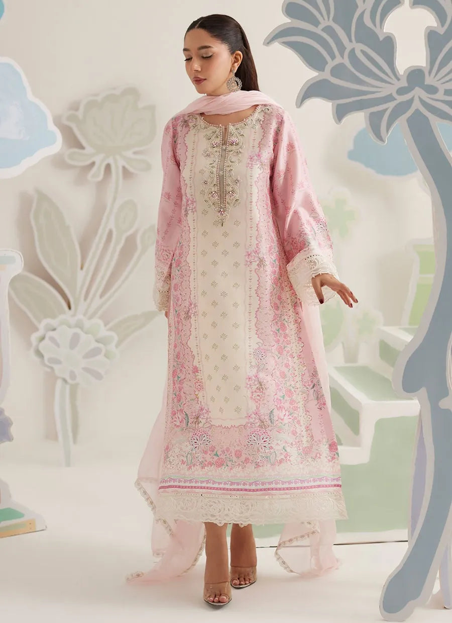 Maribel Shirt And Dupatta | Ramadan Eid Frou Frou '26 | FARAH TALIB AZIZ