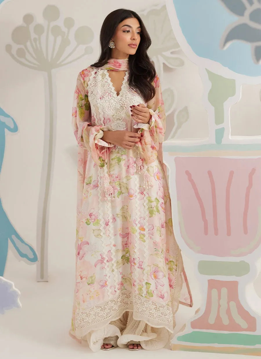 Rielle Shirt And Dupatta | Ramadan Eid Frou Frou '26 | FARAH TALIB AZIZ