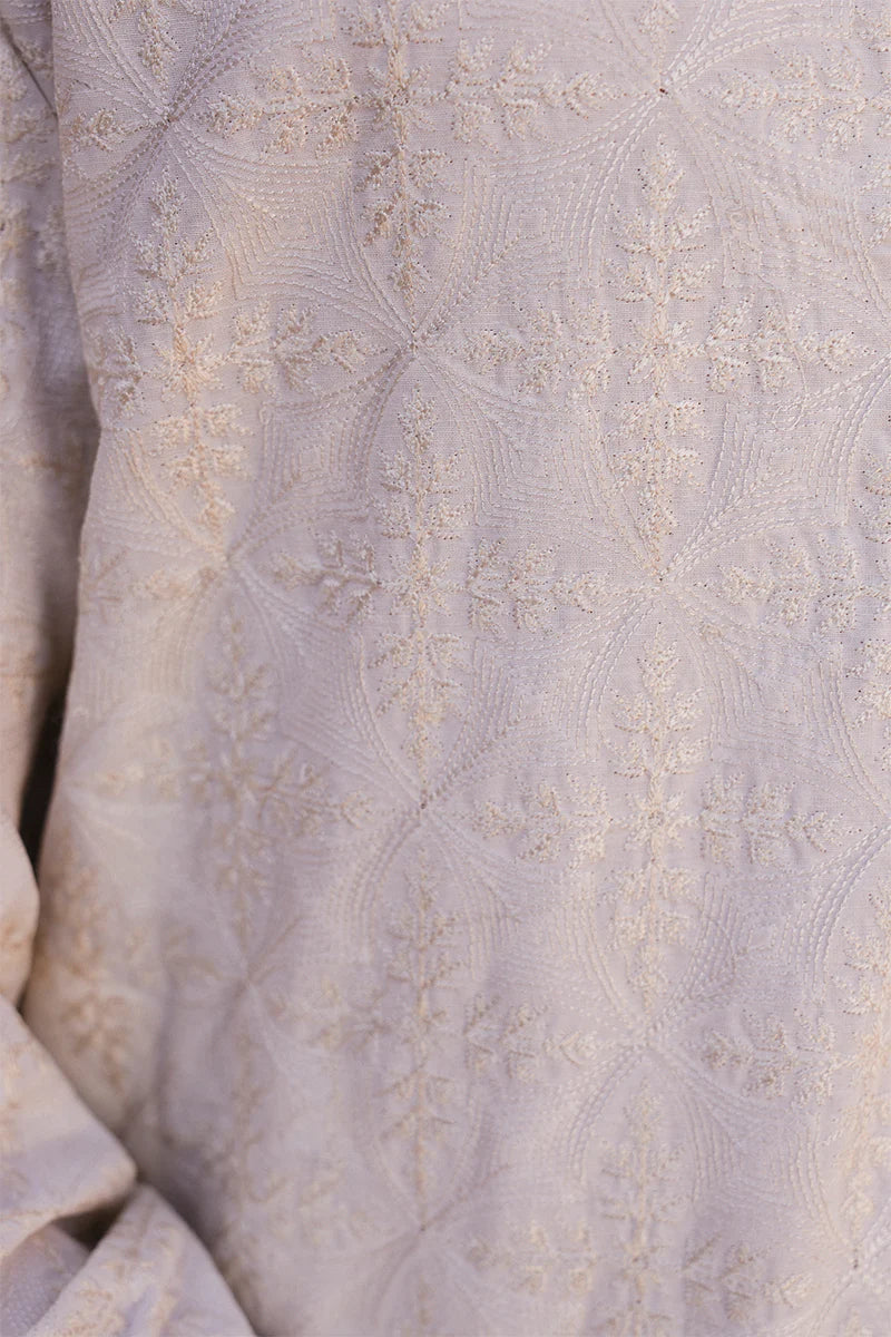 'Ivory White' Embroidered Kurta Pajama | REPUBLIC MENSWEAR