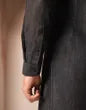 DENIM BLACK COTTON CASUAL SHORT KURTA | JUNAID JAMSHED MENSWEAR