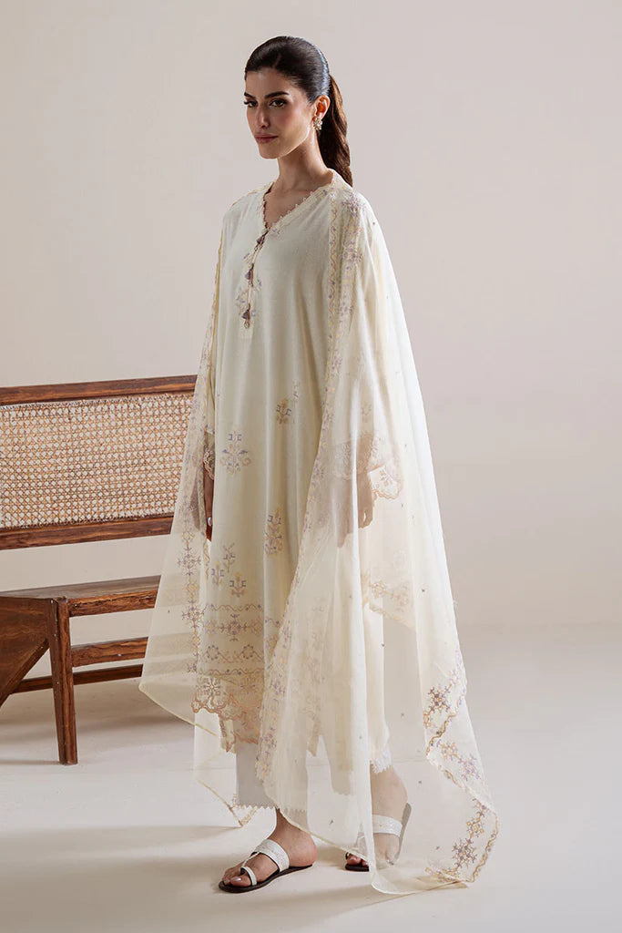 VIVID STITCH-2PC (SHIRT & DUPATTA) | EXCLUSIVE PRET | Cross Stitch