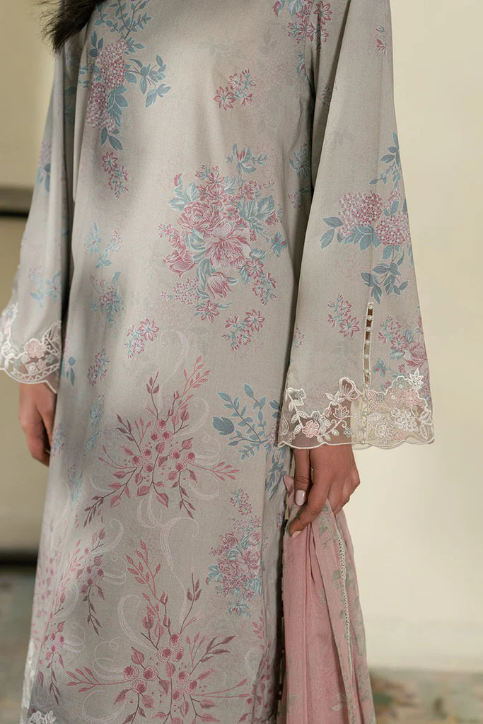 CRYSTAL SPLASH- 3PC EMBROIDERED LAWN SUIT | Cross Stitch