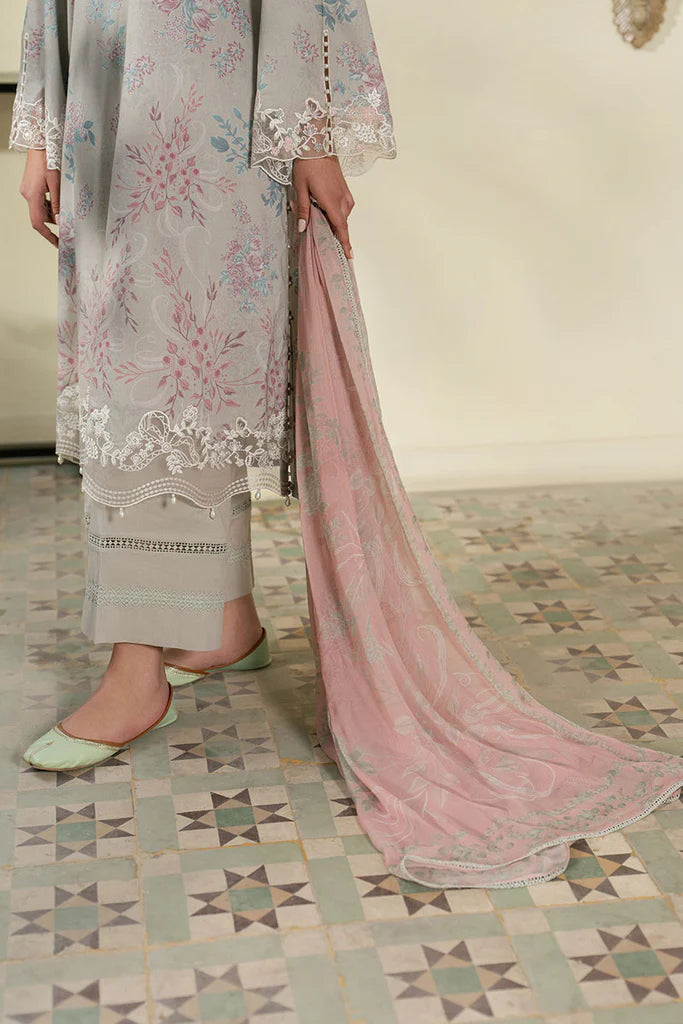 CRYSTAL SPLASH- 3PC EMBROIDERED LAWN SUIT | Cross Stitch