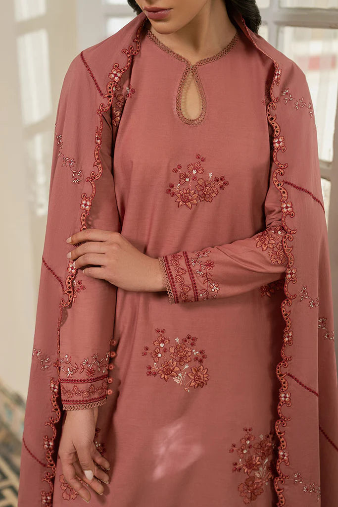 RUSTIC MEADOW- 3PC EMBROIDERED LAWN SUIT | Cross Stitch