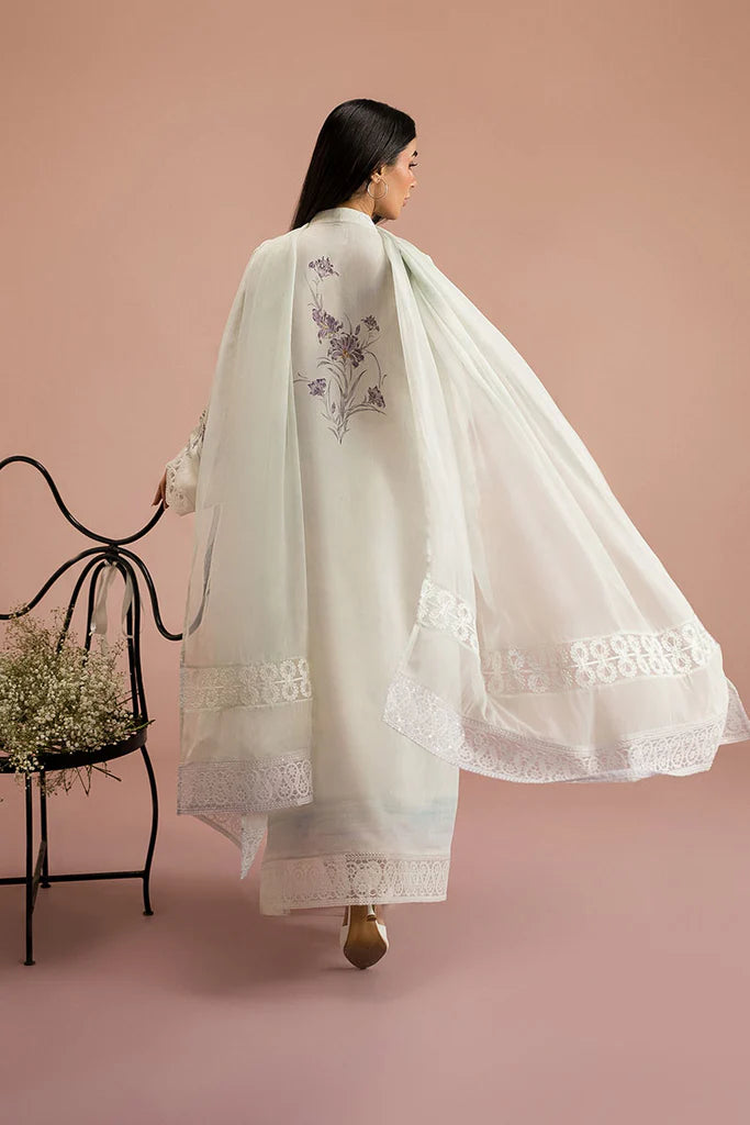VIOLET VISTA-2PC (SHIRT & DUPATTA) | EXCLUSIVE PRET | Cross Stitch