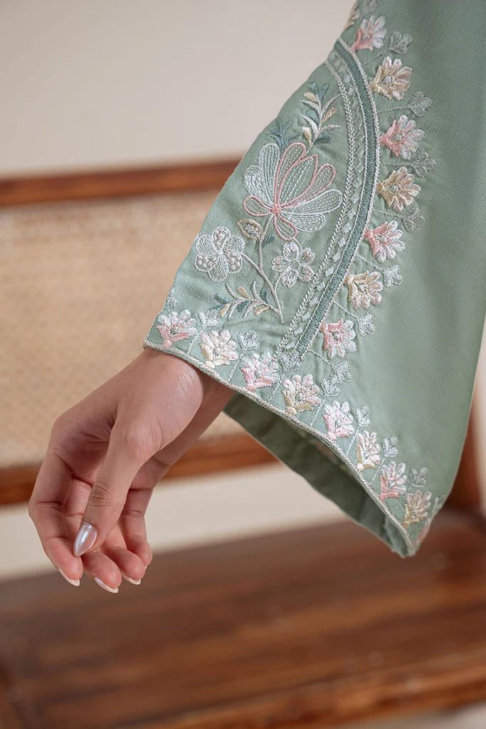 ENCHANTED MEADOW-2PC (SHIRT & DUPATTA) | EXCLUSIVE PRET | Cross Stitch