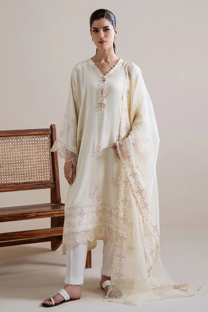 VIVID STITCH-2PC (SHIRT & DUPATTA) | EXCLUSIVE PRET | Cross Stitch