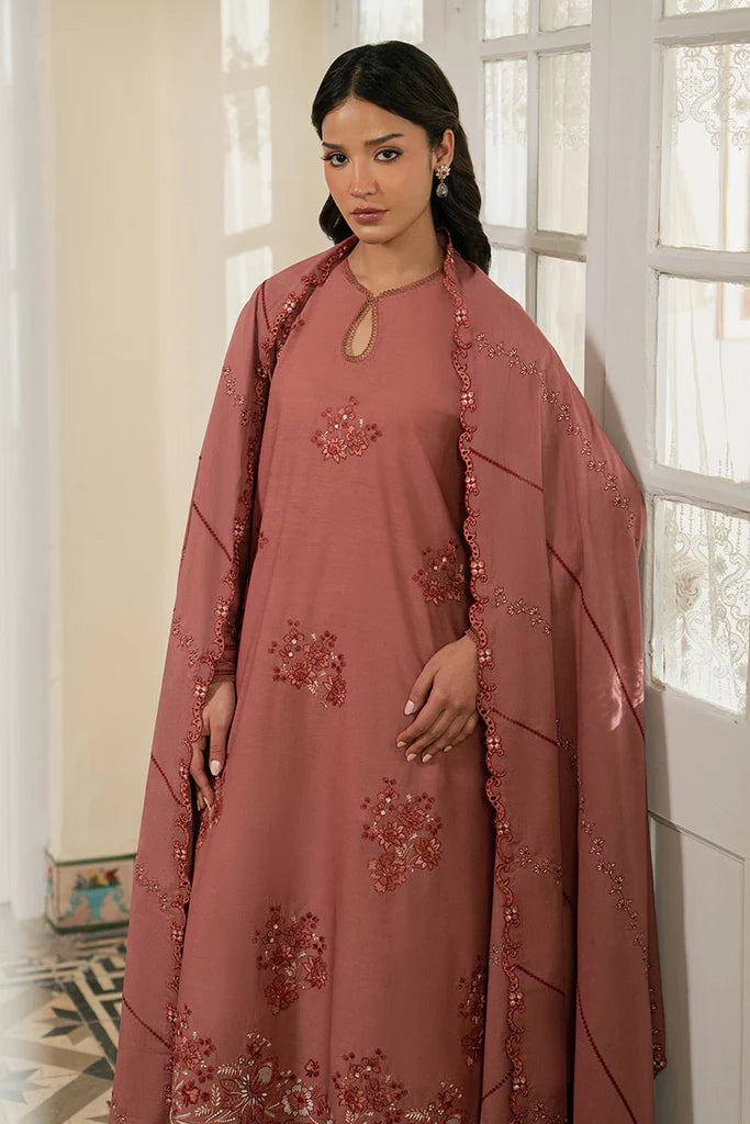 RUSTIC MEADOW- 3PC EMBROIDERED LAWN SUIT | Cross Stitch