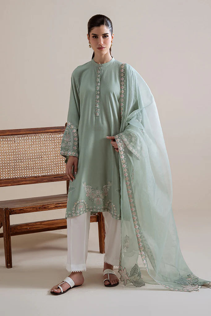 ENCHANTED MEADOW-2PC (SHIRT & DUPATTA) | EXCLUSIVE PRET | Cross Stitch