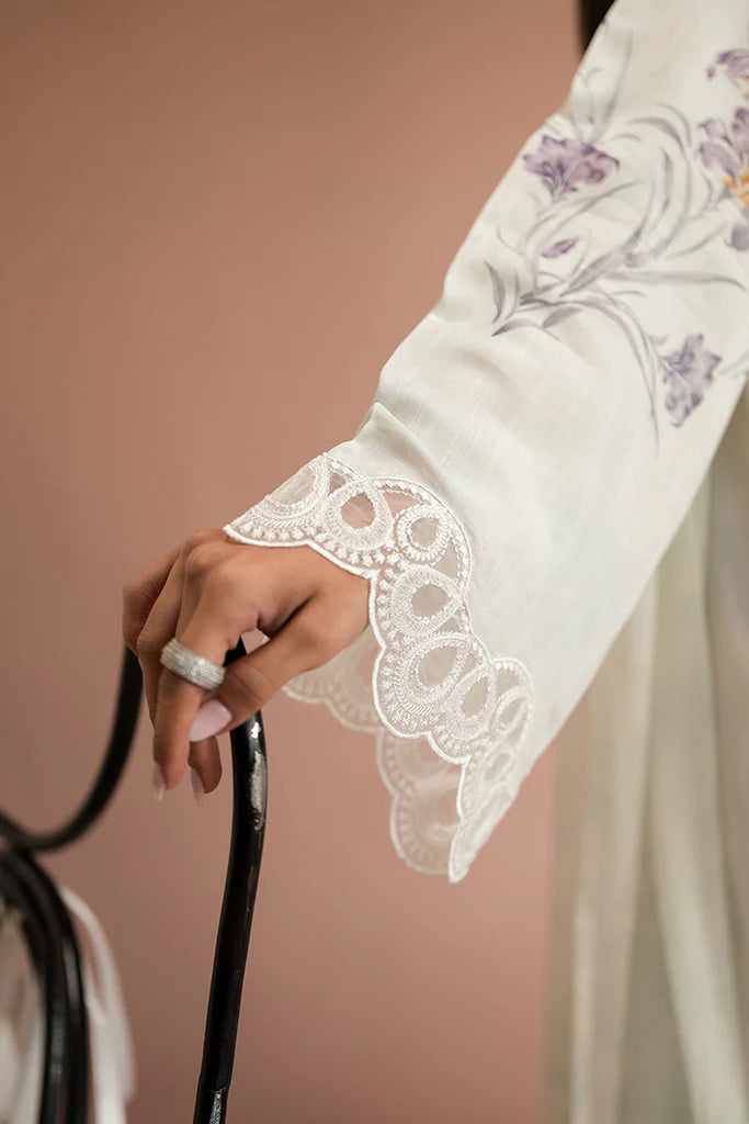VIOLET VISTA-2PC (SHIRT & DUPATTA) | EXCLUSIVE PRET | Cross Stitch