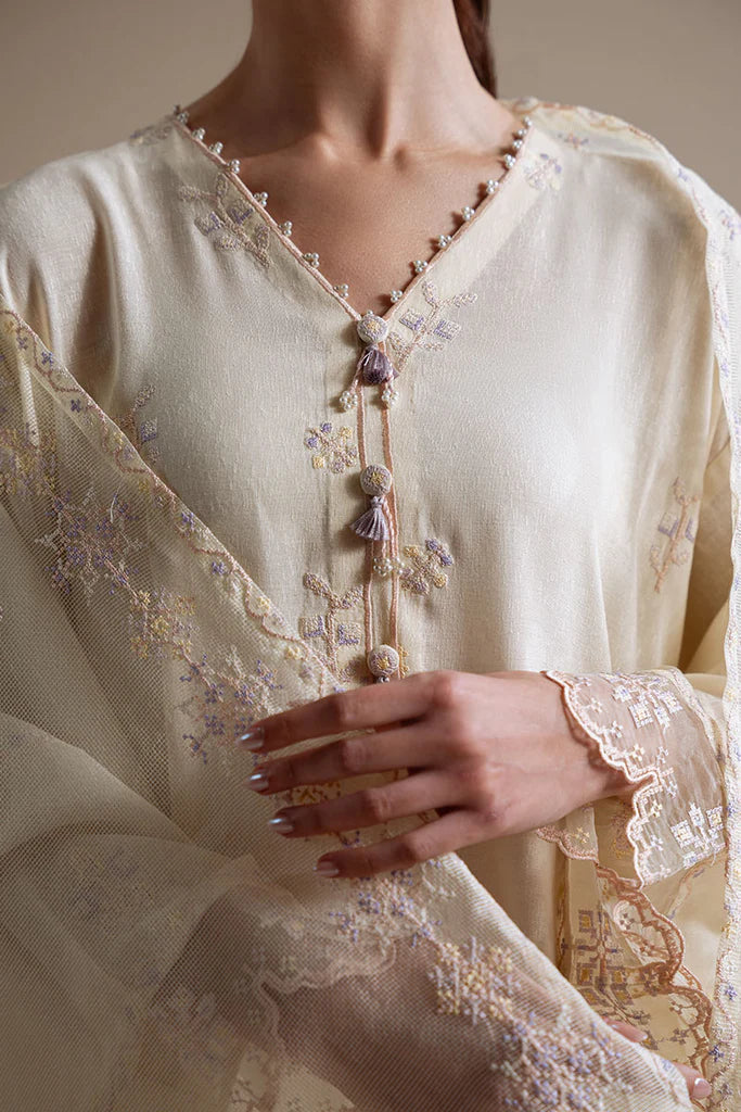 VIVID STITCH-2PC (SHIRT & DUPATTA) | EXCLUSIVE PRET | Cross Stitch