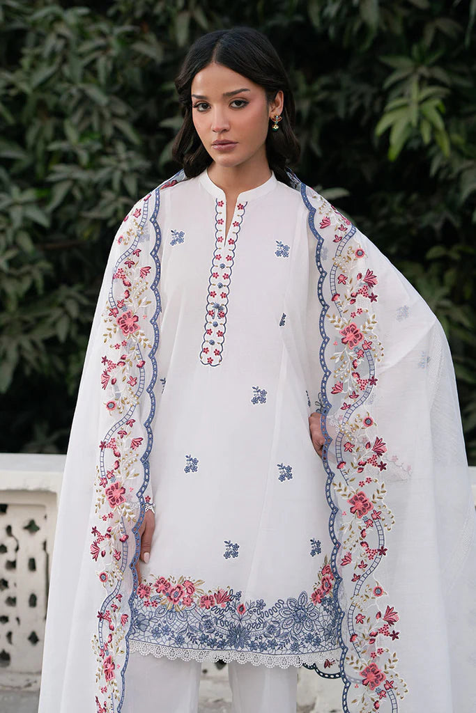 DEW WHISPER- 3PC EMBROIDERED LAWN SUIT | Cross Stitch