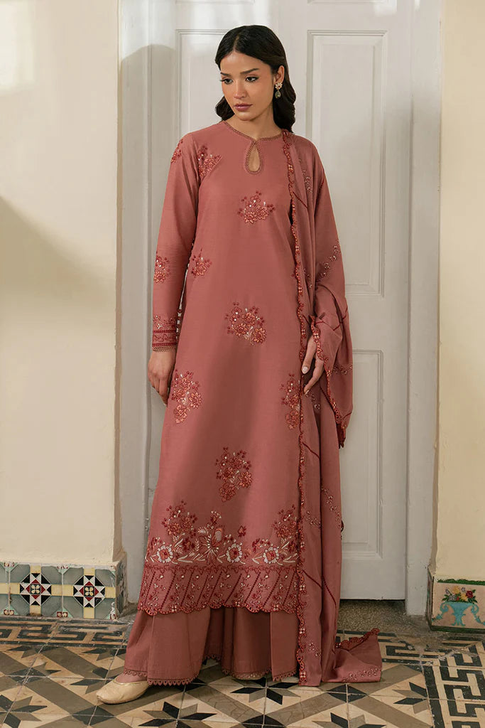 RUSTIC MEADOW- 3PC EMBROIDERED LAWN SUIT | Cross Stitch