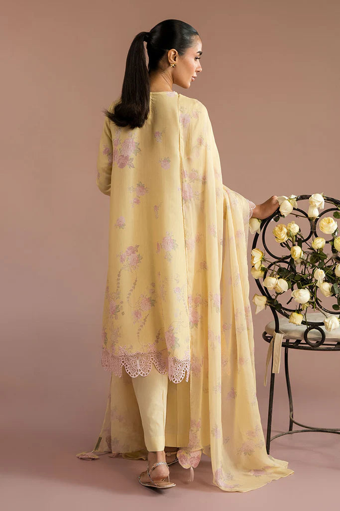 SUNSET GARDEN-2PC (SHIRT & DUPATTA) | EXCLUSIVE PRET | Cross Stitch