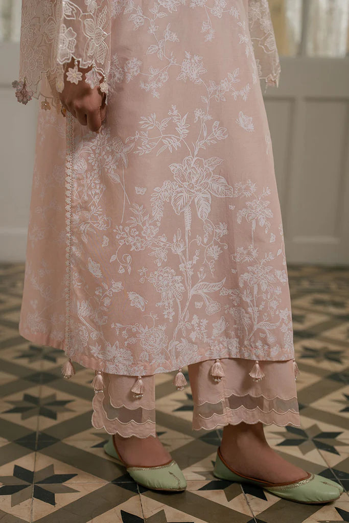 PASTEL MELODY- 3PC EMBROIDERED LAWN SUIT | Cross Stitch