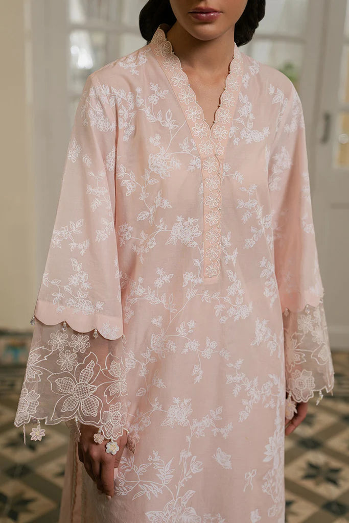 PASTEL MELODY- 3PC EMBROIDERED LAWN SUIT | Cross Stitch