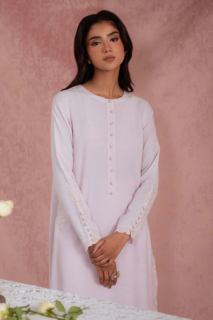 LILAC MIST-2PC (SHIRT & TROUSER) | EXCLUSIVE PRET | Cross Stitch