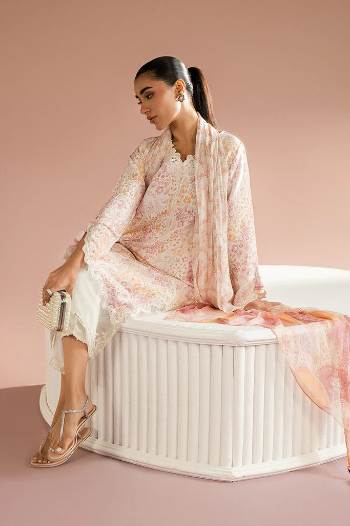 RAINBOW BURST-2PC (SHIRT & DUPATTA) | EXCLUSIVE PRET | Cross Stitch