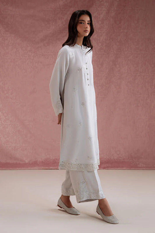 NIMBUS SNOW-2PC (SHIRT & TROUSER) | EXCLUSIVE PRET | Cross Stitch