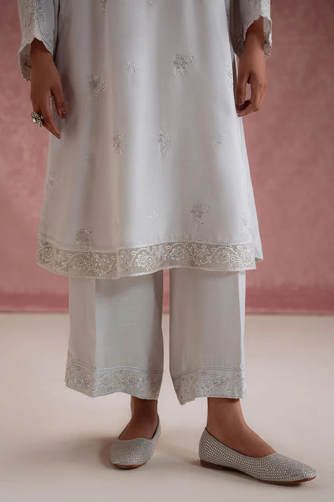 NIMBUS SNOW-2PC (SHIRT & TROUSER) | EXCLUSIVE PRET | Cross Stitch
