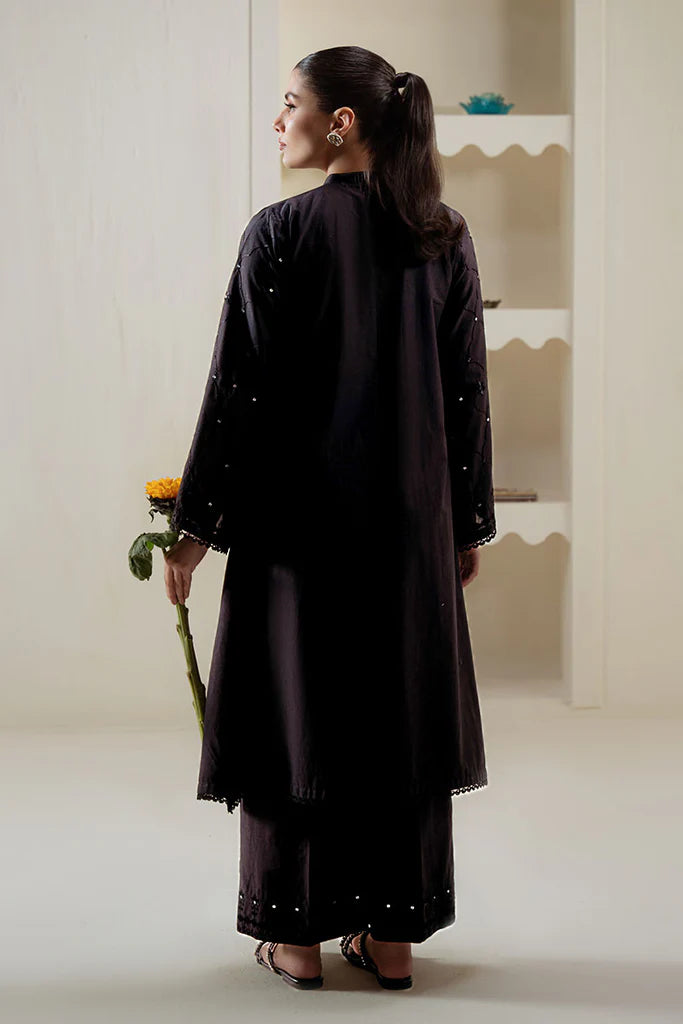 NOIR SPELL EMBROIDERED SHIRT | EXCLUSIVE PRET | Cross Stitch