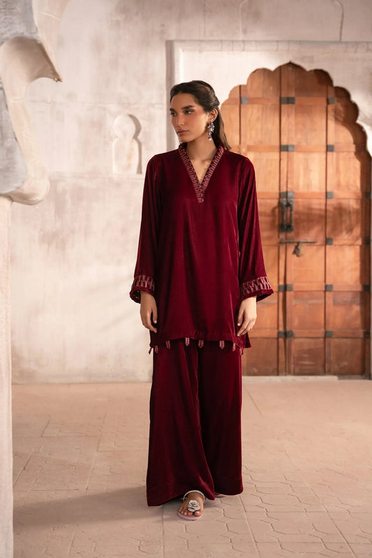 Maroon Madness | Velvet Collection '25 | Studio Mehr