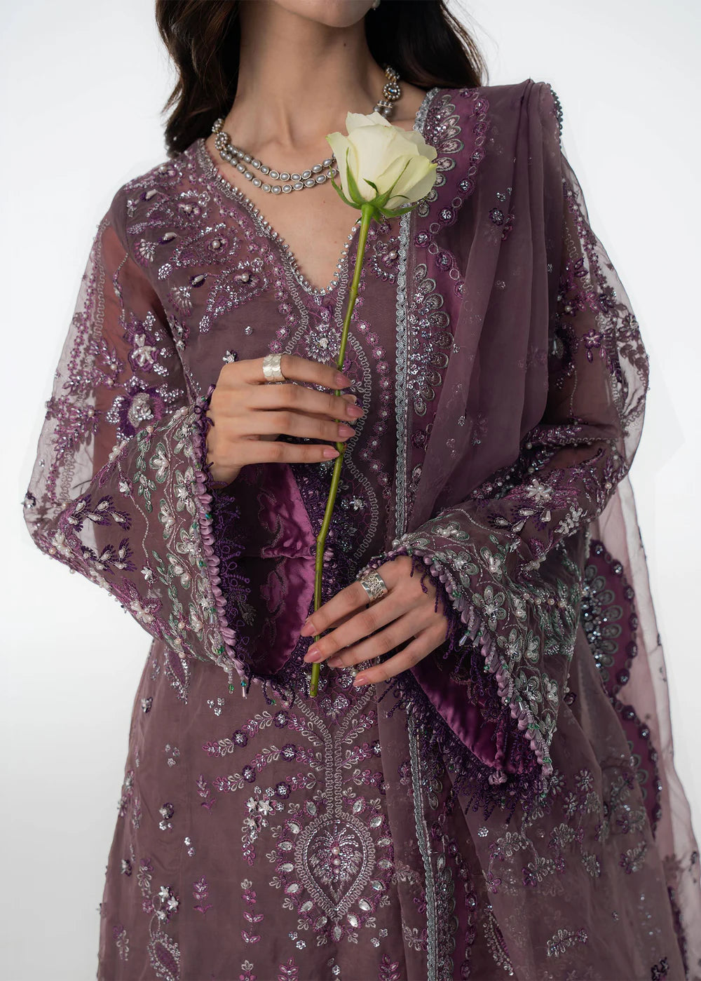 Wistful Mauve | Festive Stitched ‘25 | Sadaf Fawad Khan