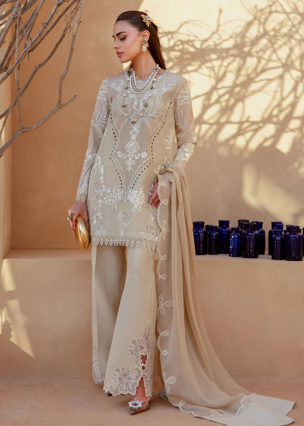 Latte Glow  | Saira Shakira Rosea Casual Pret'25