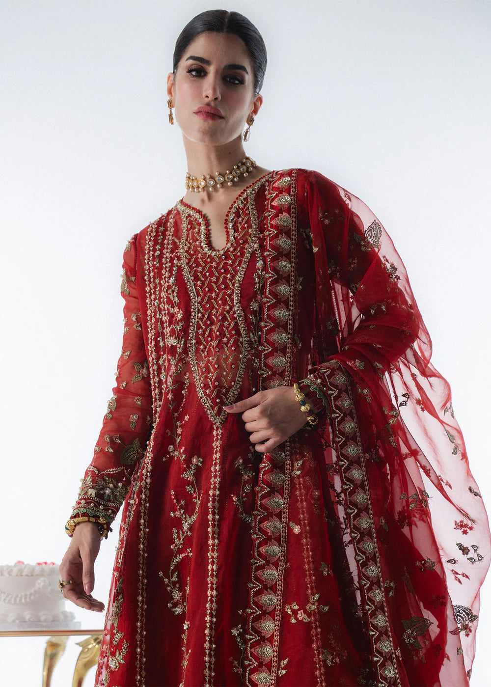 Scarlet | Festive Stitched ‘25 | Sadaf Fawad Khan