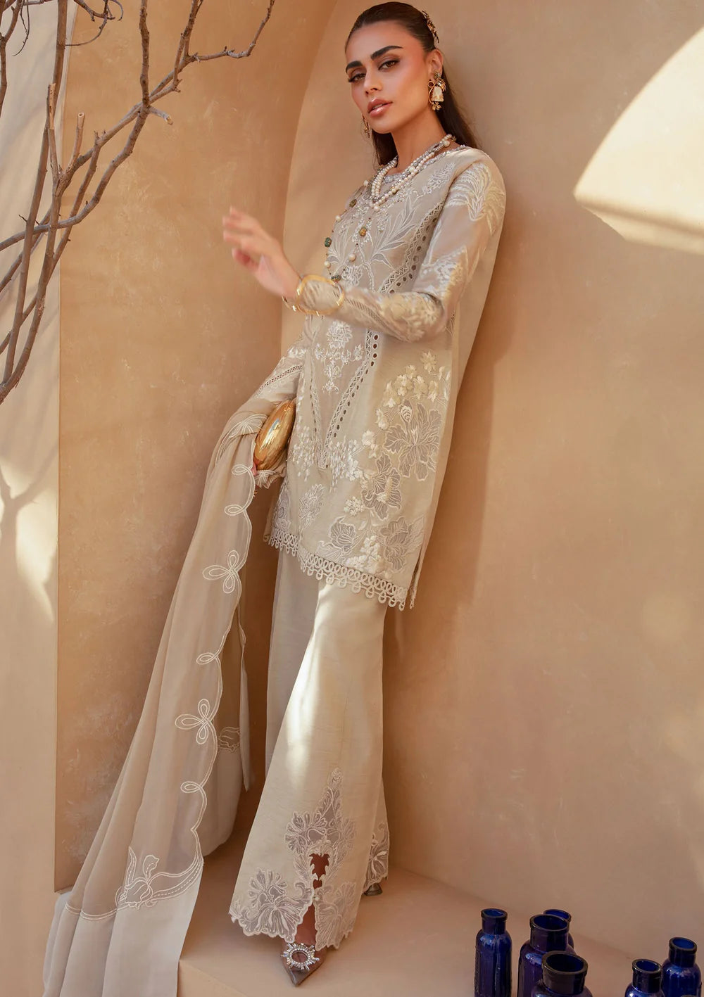 Latte Glow  | Saira Shakira Rosea Casual Pret'25