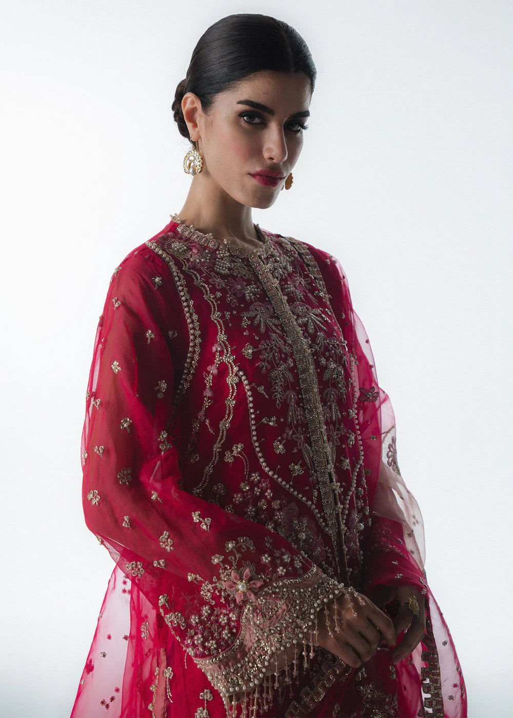 Fuschia Rose | Festive Stitched ‘25 | Sadaf Fawad Khan