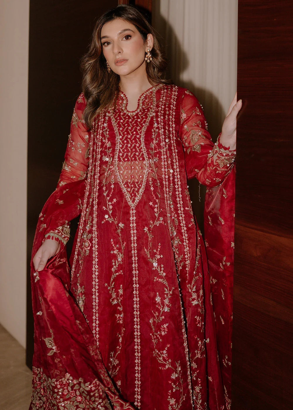 Scarlet | Festive Stitched ‘25 | Sadaf Fawad Khan