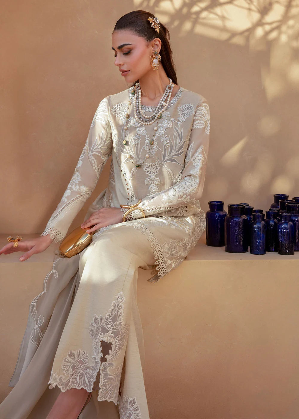 Latte Glow  | Saira Shakira Rosea Casual Pret'25
