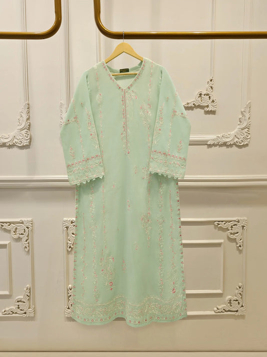 Pure Embroidered Kora Cotton Shirt S113837 | Aghanoor Bridal