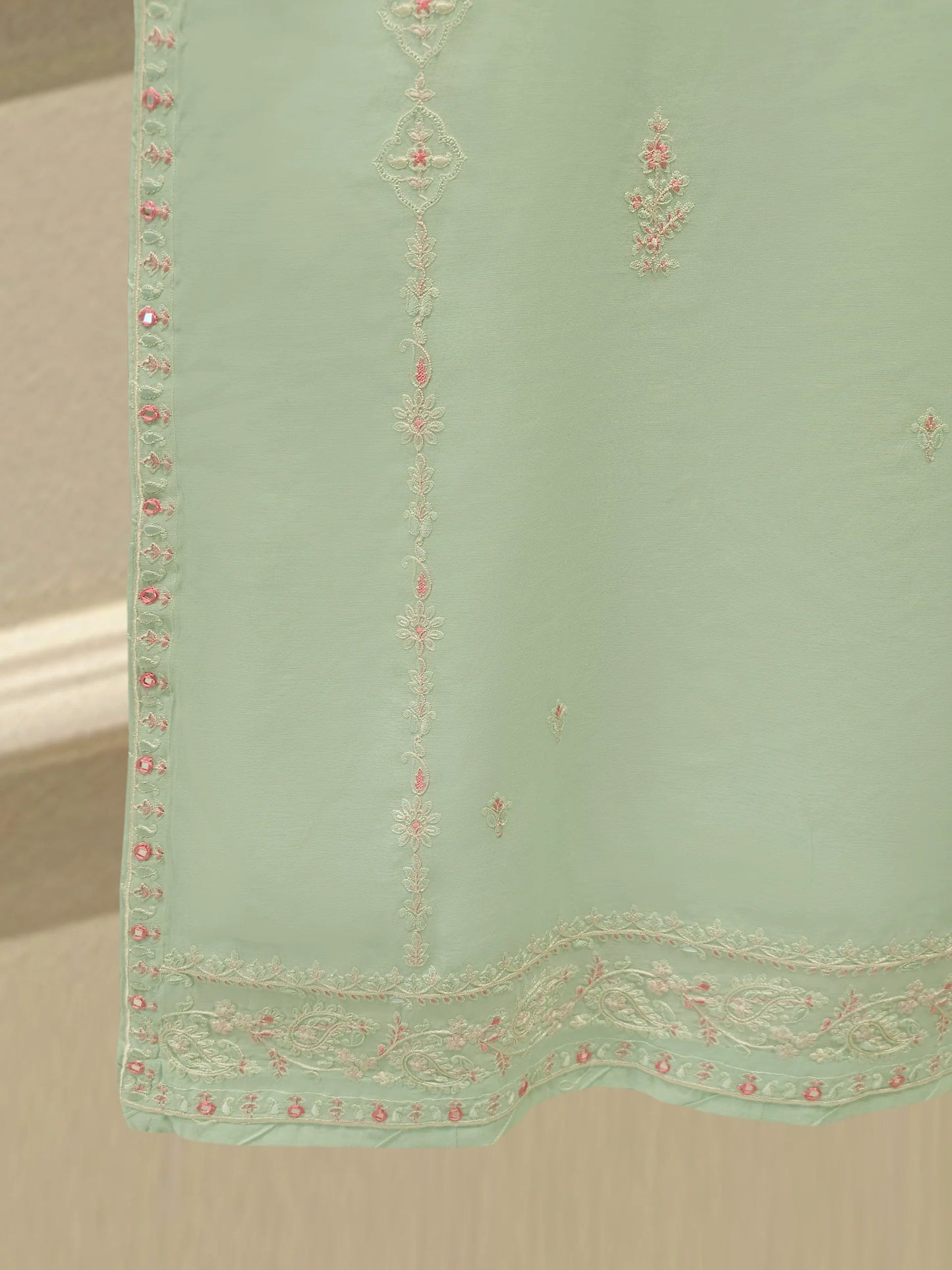 Pure Embroidered Kora Cotton Shirt S113837 | Aghanoor Bridal