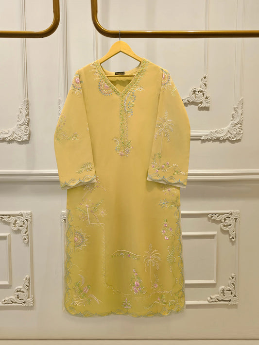 2 Piece - Embroidered Kora Cotton Suit S113722 | Aghanoor Bridal