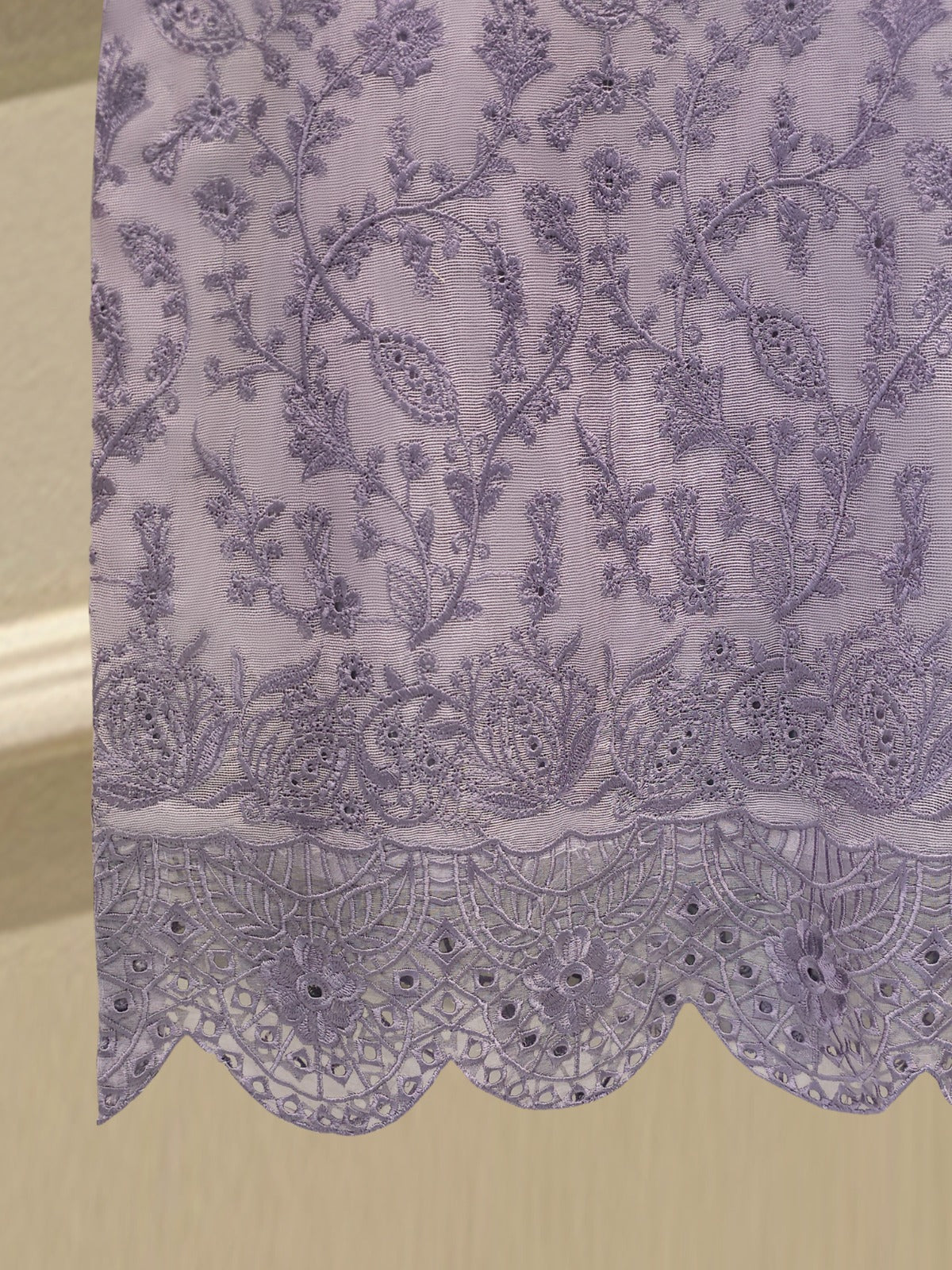 3 Piece - Pure Embroidered Cotton Net Suit S113805 | Aghanoor Bridal