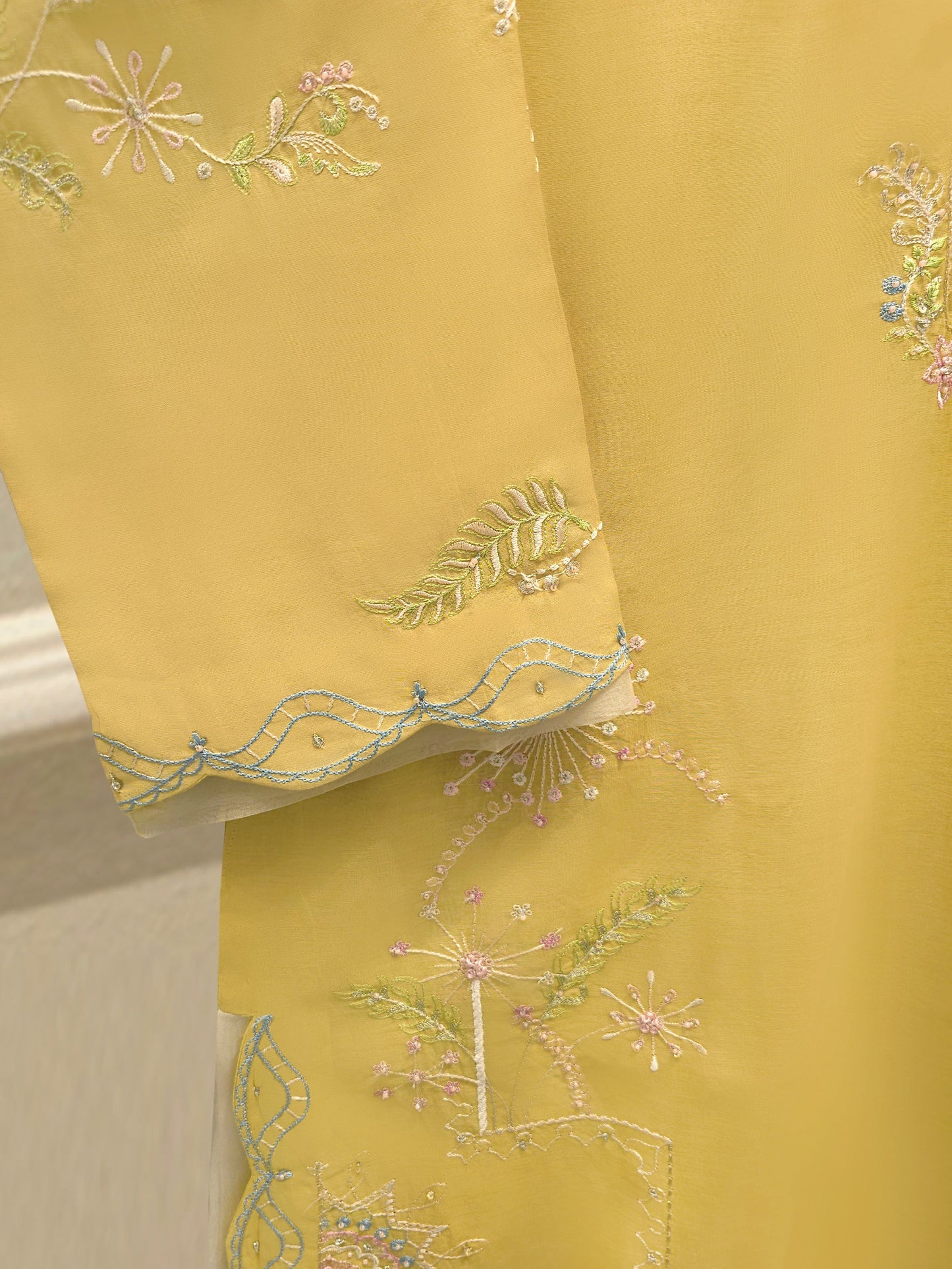 2 Piece - Embroidered Kora Cotton Suit S113722 | Aghanoor Bridal