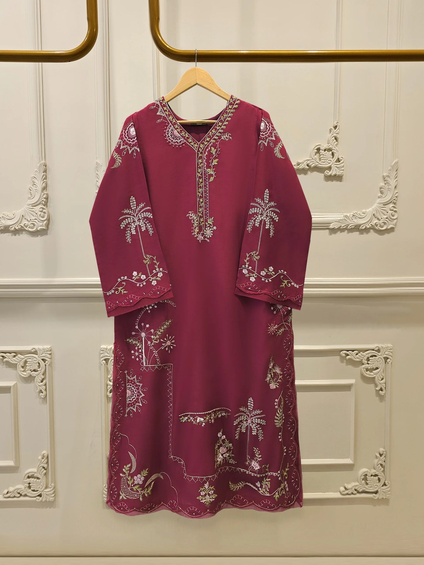 2 Piece - Embroidered Kora Cotton Suit S113813 | Aghanoor Bridal