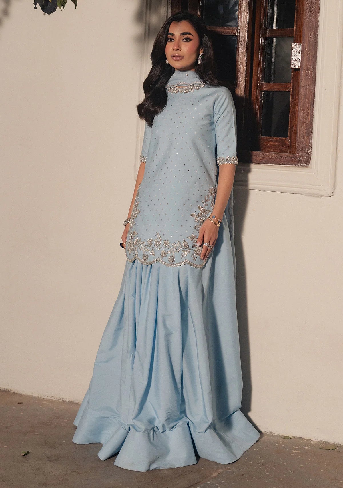 Seren Powder Blue | New Arrivals | Zainab Zulfiqar