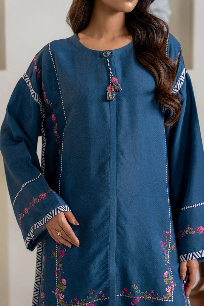 MIDNIGHT NAVY-2PC (SHIRT & TROUSER) | EXCLUSIVE PRET | Cross Stitch