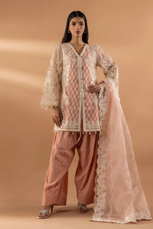 STITCHED EMBROIDERED SUIT | Sana Safinaz